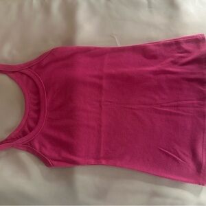 Amazon Pink Fitted Tank Top